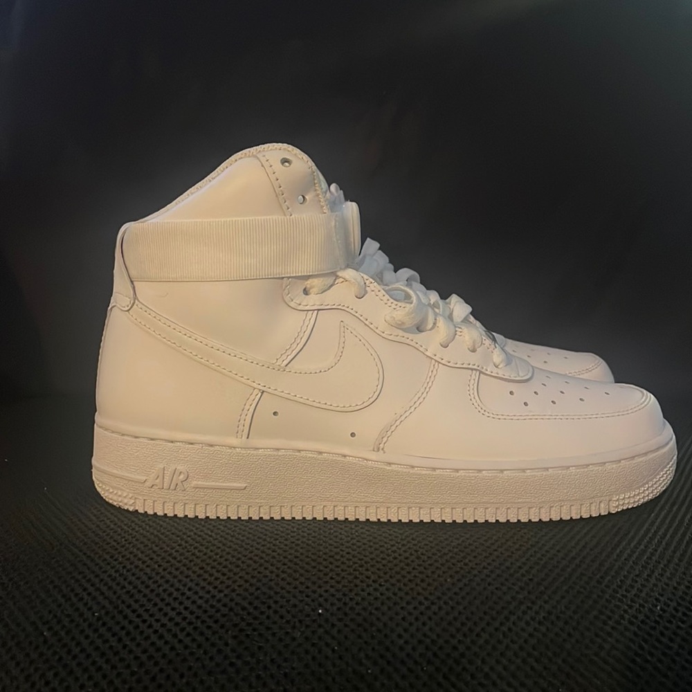 NIKE Air Force 1s - WHITE - Worn once, but no longer needed. In GREAT condition.